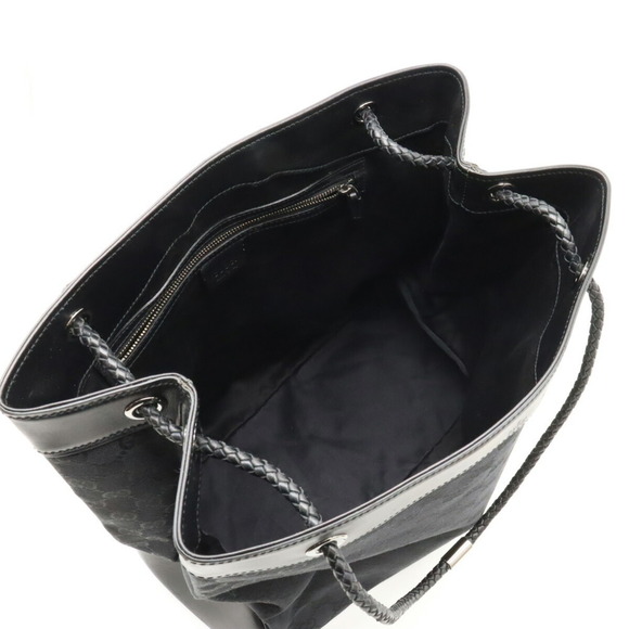 GUCCI Black Leather Shoulder Bag - Picture 6 of 9